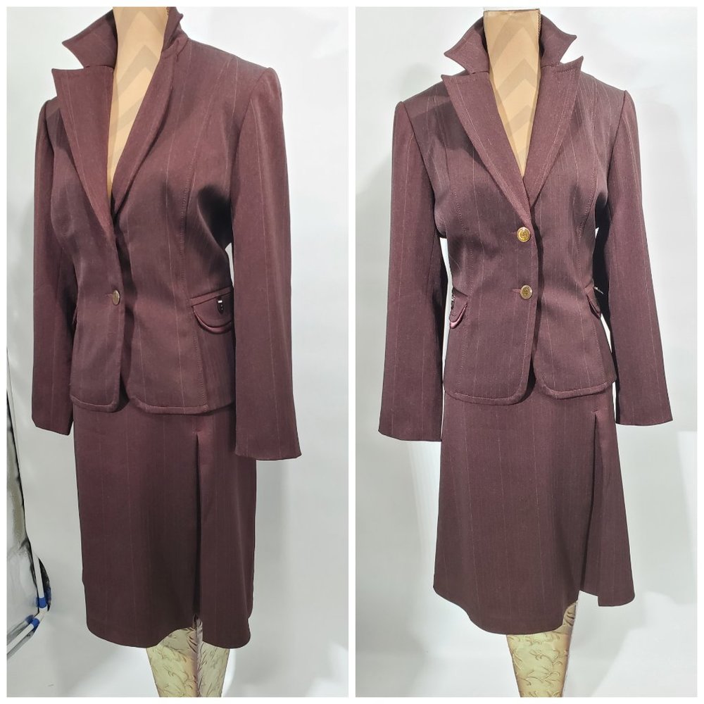 Women Suit Set. Skirt and Blazer.  XL